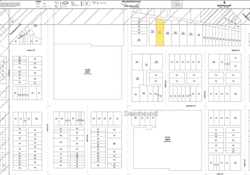 4916 Nash St NE, Washington, DC for sale - Plat Map - Image 2 of 3