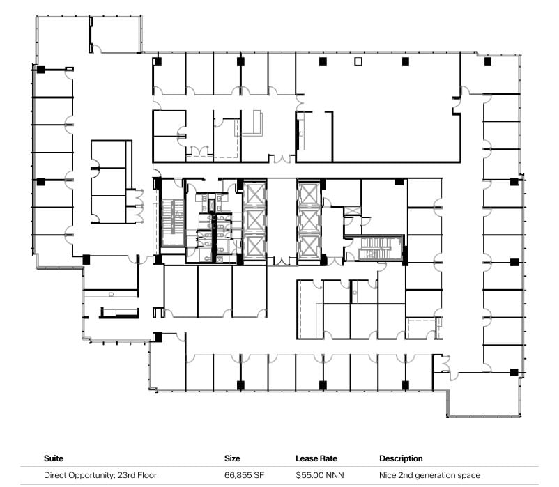 1900 N Pearl St, Dallas, TX à louer Plan d’étage- Image 1 de 1
