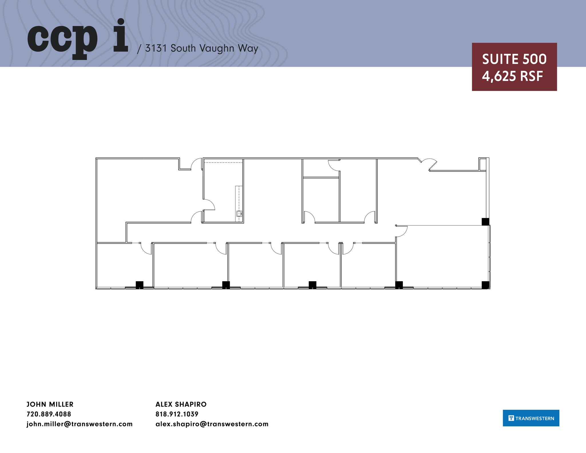 3131 S Vaughn Way, Aurora, CO à louer Plan de site- Image 1 de 1