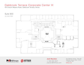 1815 S Meyers Rd, Oakbrook Terrace, IL à louer Plan d  tage- Image 1 de 1