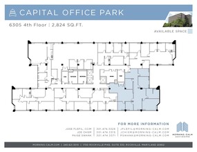 6305 Ivy Ln, Greenbelt, MD à louer Plan d’étage- Image 1 de 1