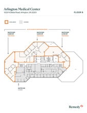 1005 N Glebe Rd, Arlington, VA à louer Plan d’étage- Image 1 de 1