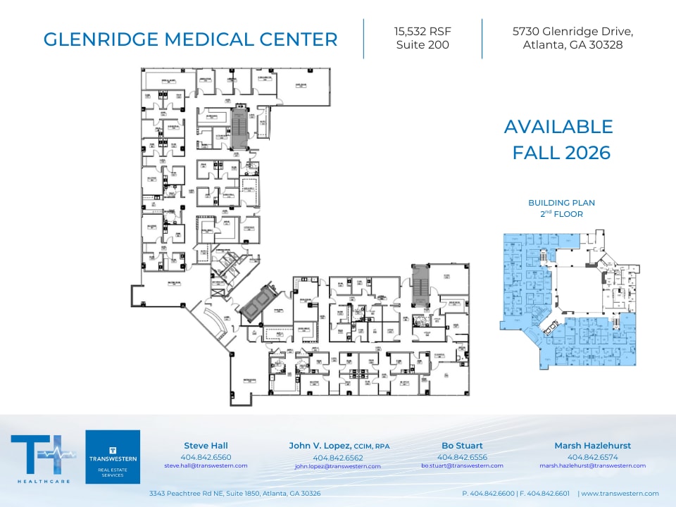 5730 Glenridge Dr NE, Atlanta, GA à louer Plan d’étage- Image 1 de 2