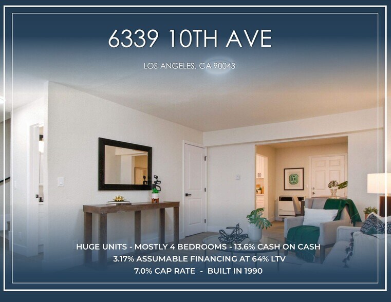 6339 10th Ave, Los Angeles, CA à vendre - Photo du bâtiment - Image 1 de 17