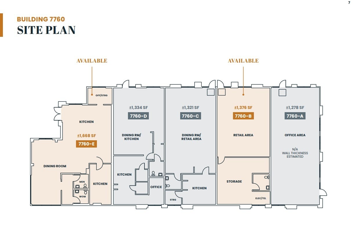 7760 Brentwood Blvd, Brentwood, CA for lease Floor Plan- Image 1 of 1