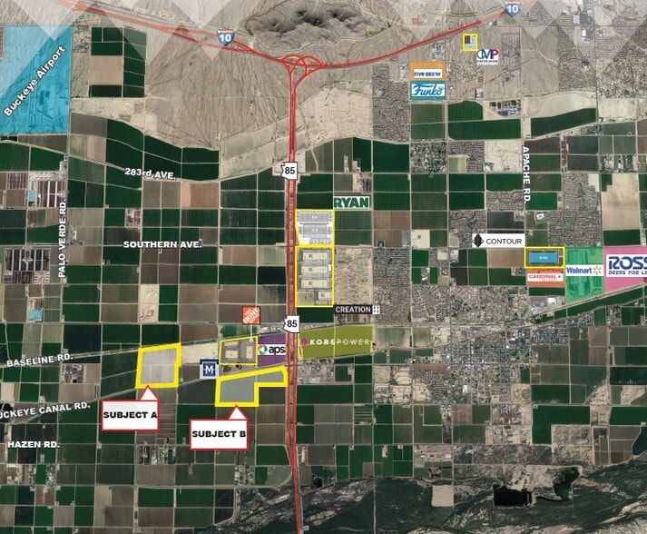 S Wilson Ave, Buckeye, AZ for sale - Aerial - Image 2 of 2