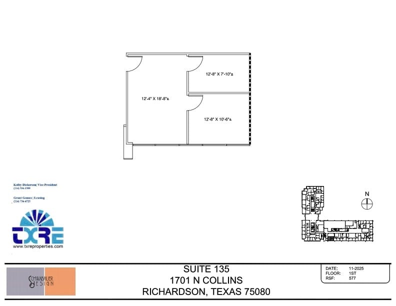1701 N Collins Blvd, Richardson, TX for lease Floor Plan- Image 1 of 1