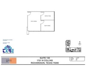 1701 N Collins Blvd, Richardson, TX for lease Floor Plan- Image 1 of 1