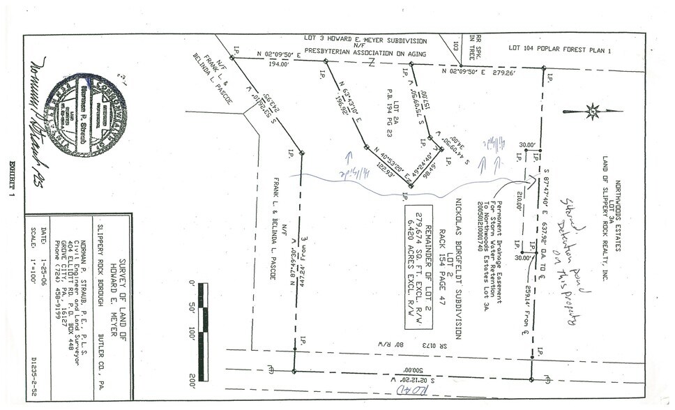 Grove City Rd, Slippery Rock, PA for sale - Site Plan - Image 2 of 2
