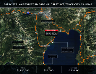 Plus de détails pour 2875 Lake Forest Rd, Tahoe City, CA - Spécialité à vendre