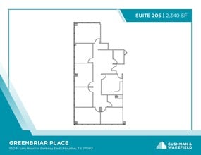 650 N Sam Houston Pky E, Houston, TX for lease Floor Plan- Image 1 of 1