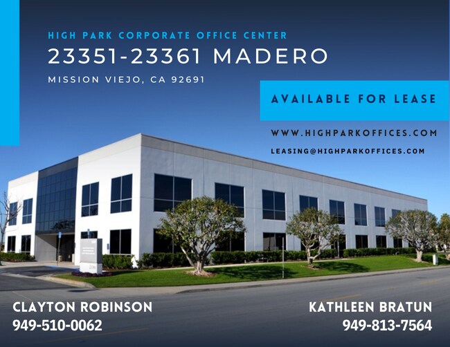 Plus de détails pour 23351-23361 Madero, Mission Viejo, CA - Bureau, Local d'activités à louer