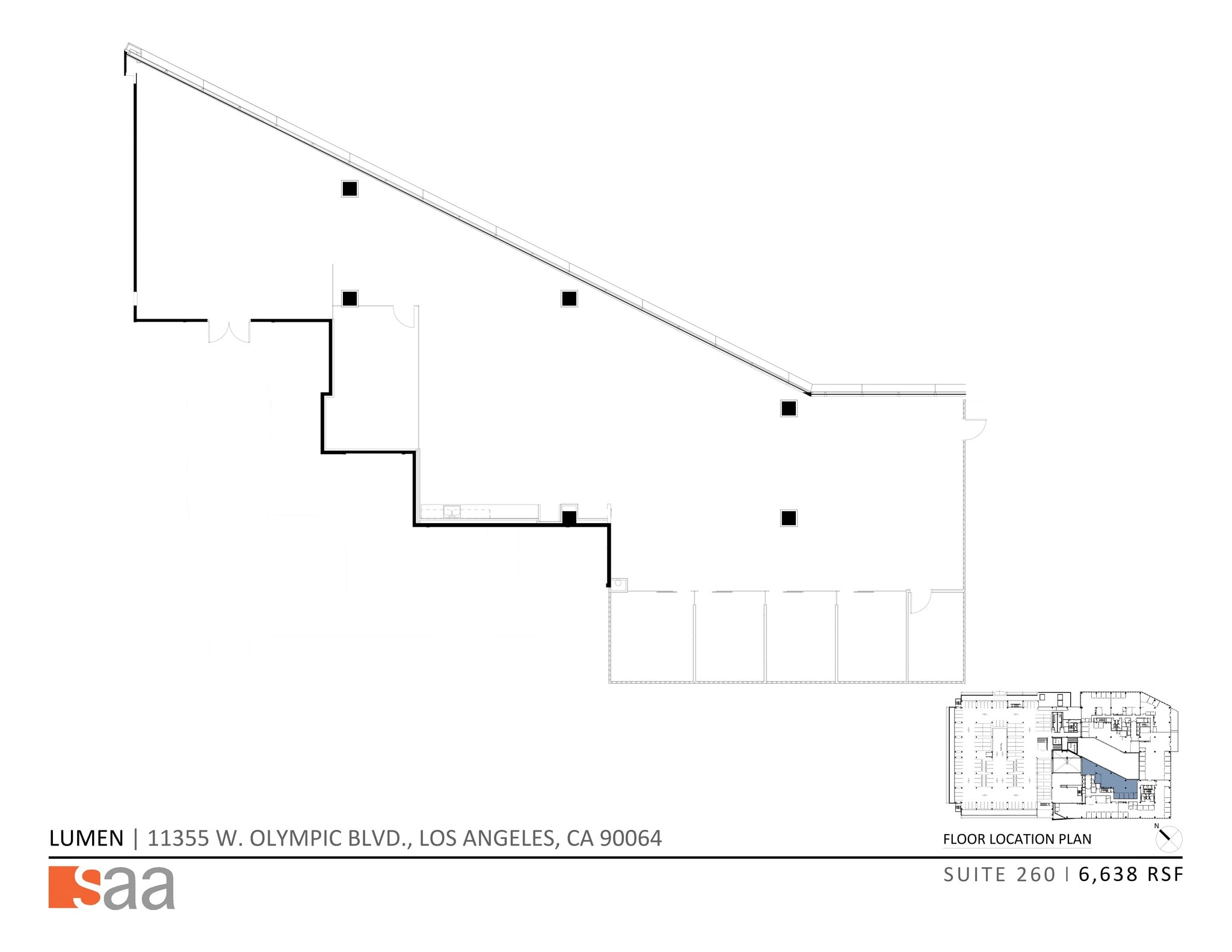 11355 W Olympic Blvd, Los Angeles, CA for lease Site Plan- Image 1 of 5