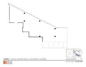 11355 W Olympic Blvd, Los Angeles, CA for lease Site Plan- Image 1 of 5