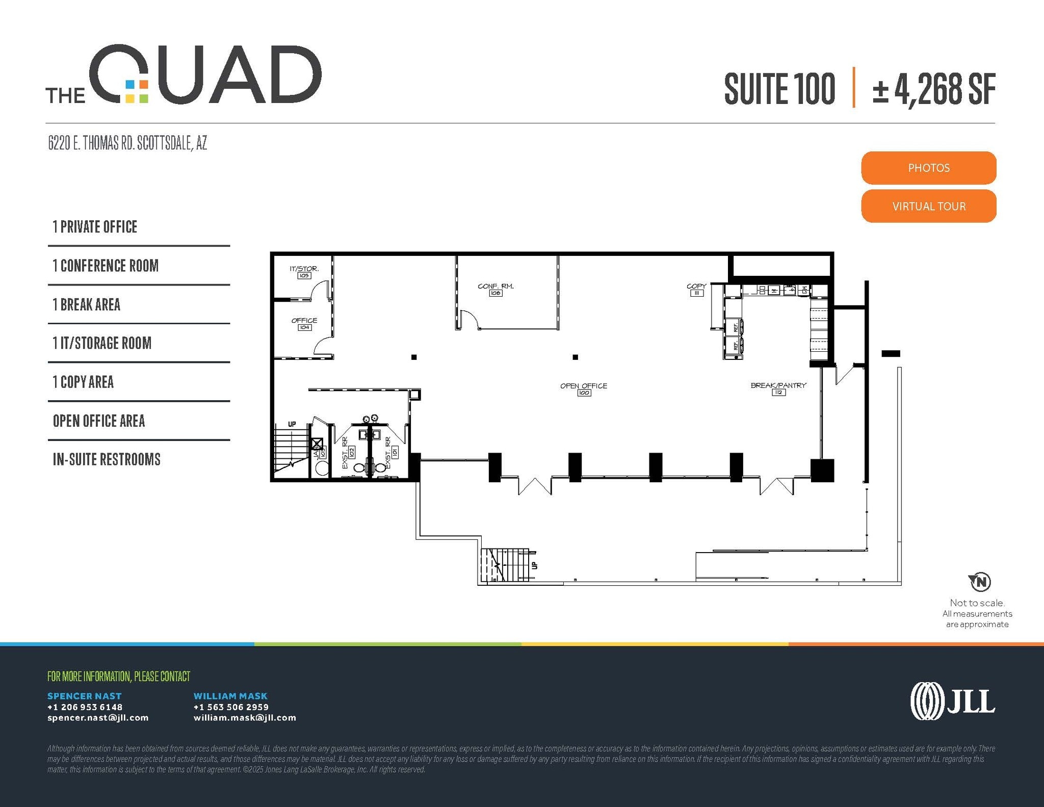 6320 E Thomas Rd, Scottsdale, AZ for lease Floor Plan- Image 1 of 4