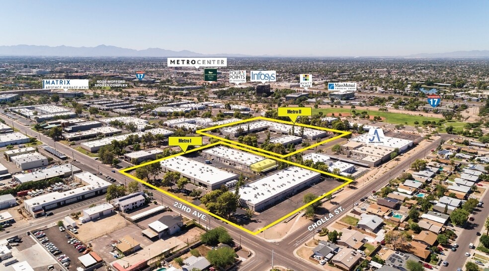 11049 N 23rd Dr, Phoenix, AZ for lease - Aerial - Image 3 of 4