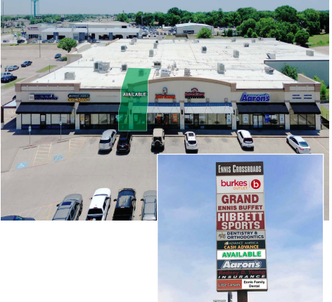 1011 E Ennis Ave, Ennis, TX for lease - Building Photo - Image 1 of 4