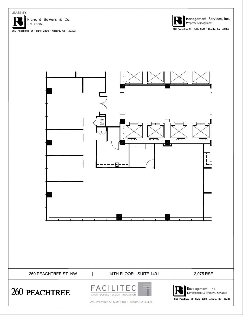 260-270 Peachtree St NW, Atlanta, GA for lease Floor Plan- Image 1 of 1