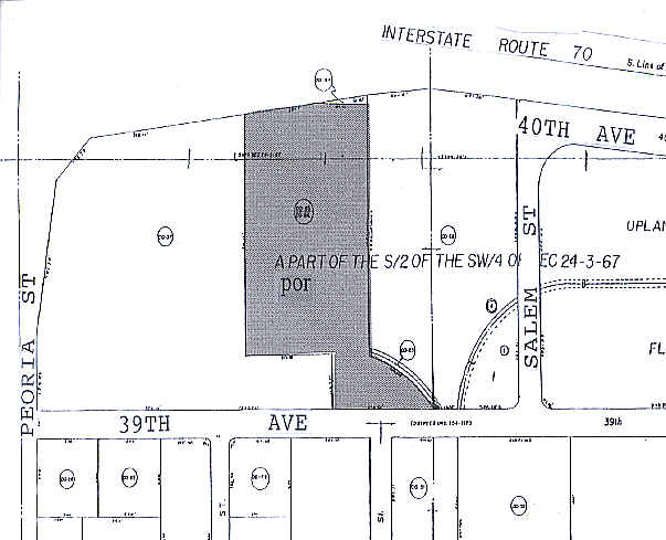 12445 E 39th Ave, Denver, CO à louer - Plan cadastral - Image 2 de 5