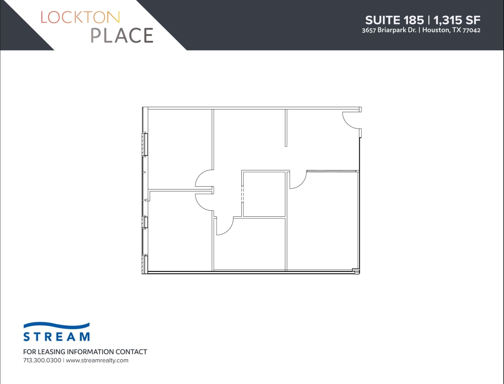3657 Briarpark Dr, Houston, TX for lease Floor Plan- Image 1 of 1