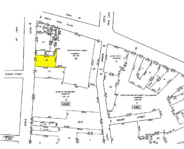 20 South St, Morristown, NJ à vendre Plan cadastral- Image 1 de 1