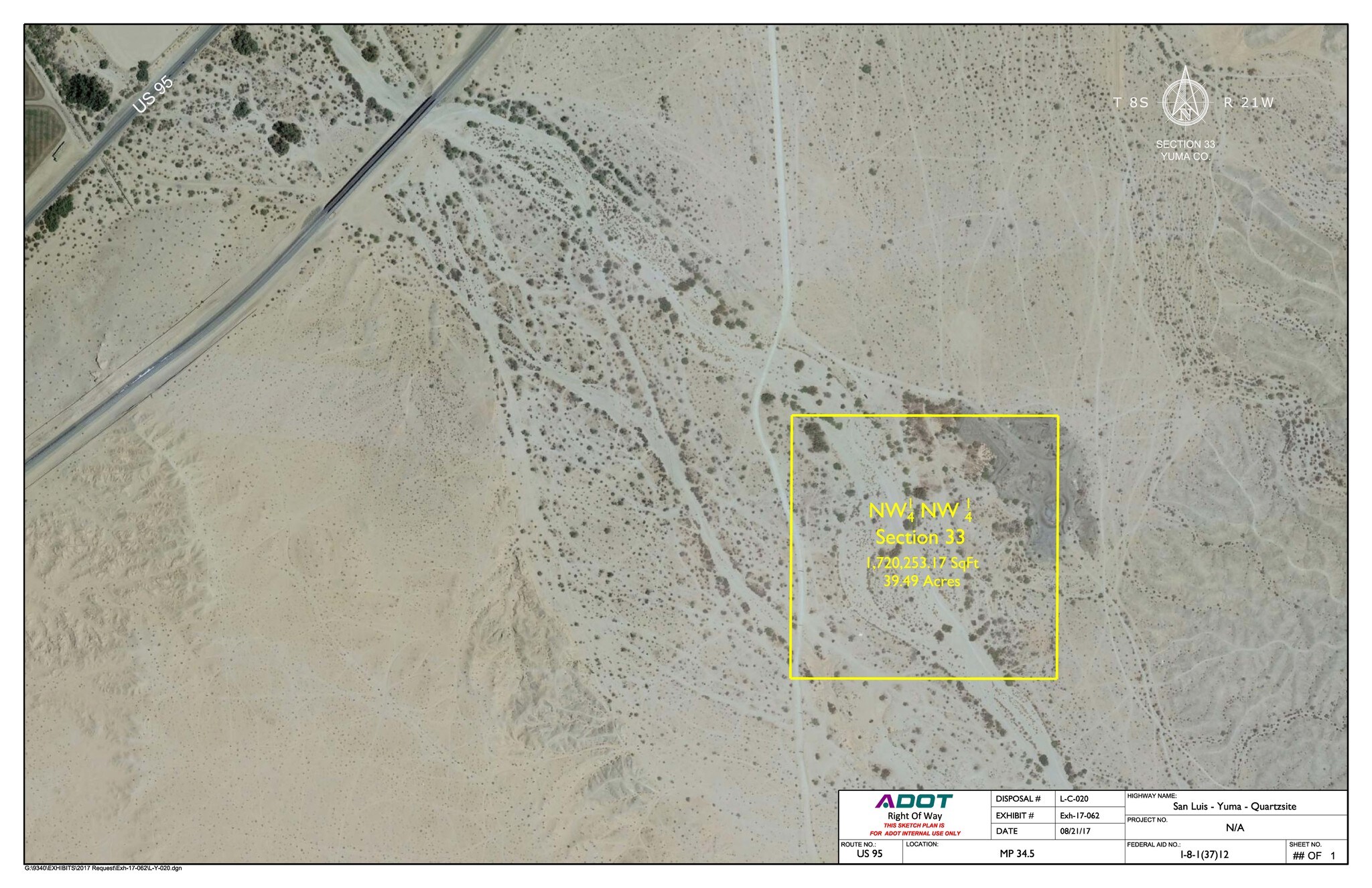 S of U.S. Hwy 95 on the East Side of the Avenue 12, Yuma, AZ à vendre Photo du bâtiment- Image 1 de 4