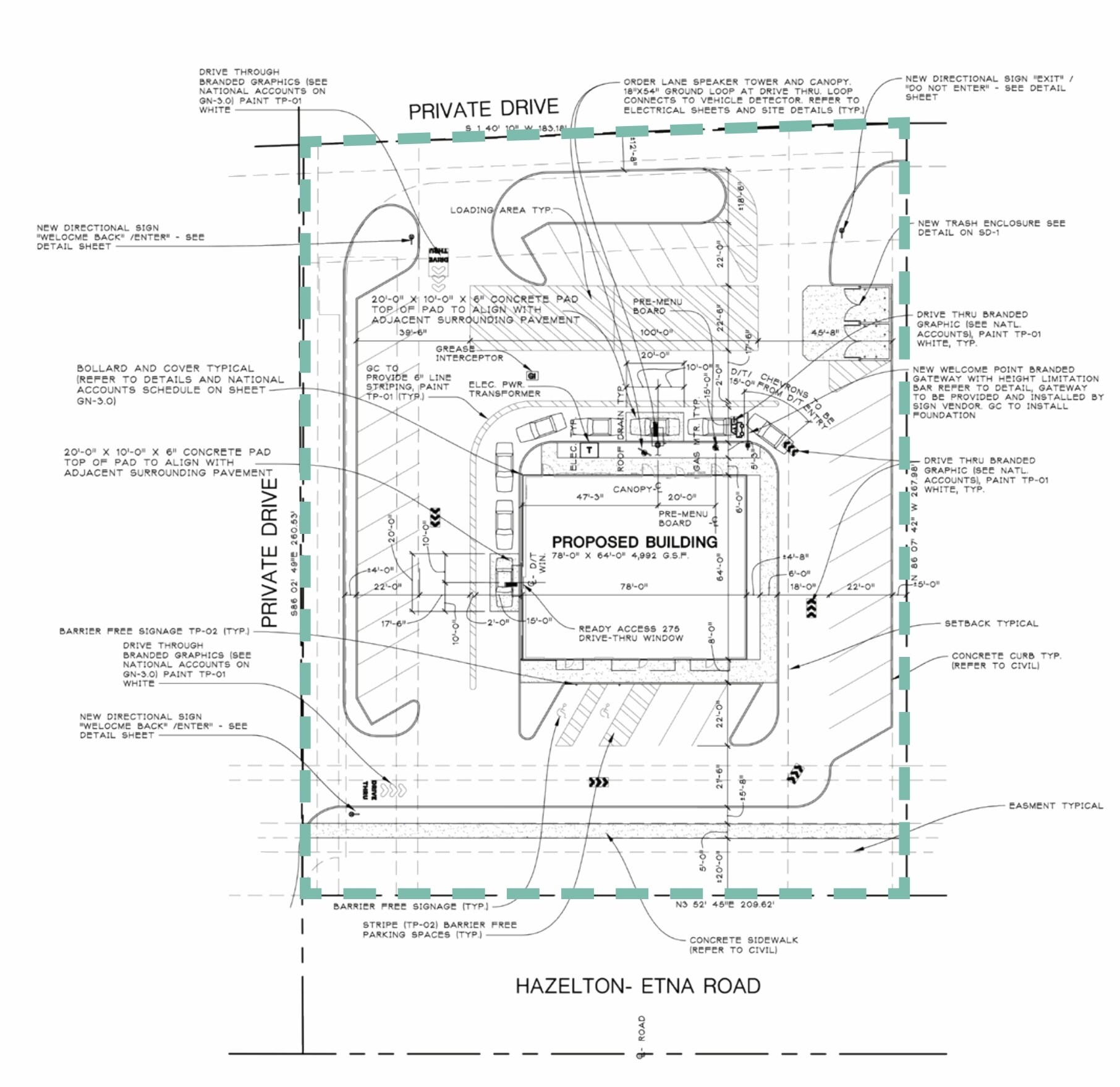 9031 Hazelton-Etna Road SW, Pataskala, OH à louer Plan de site- Image 1 de 5