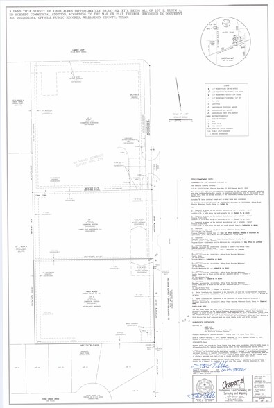 801 Ed Schmidt blvd, Hutto, TX à vendre - Plan de site - Image 2 de 2