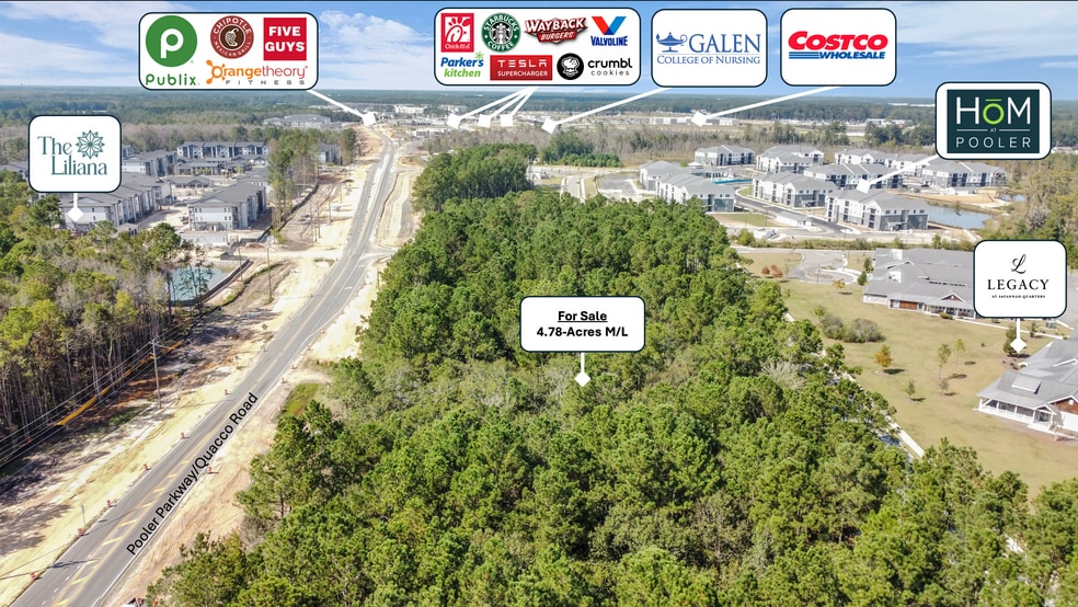 90 William Blakely xing, Pooler, GA for sale - Aerial - Image 2 of 4