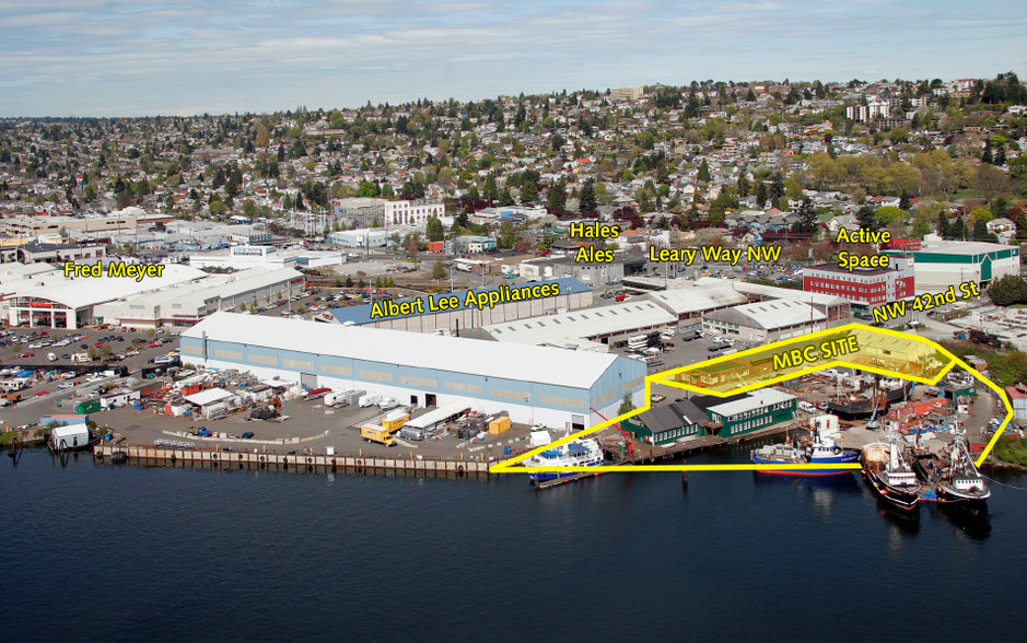 801 NW 42nd St, Seattle, WA for lease - Aerial - Image 2 of 8