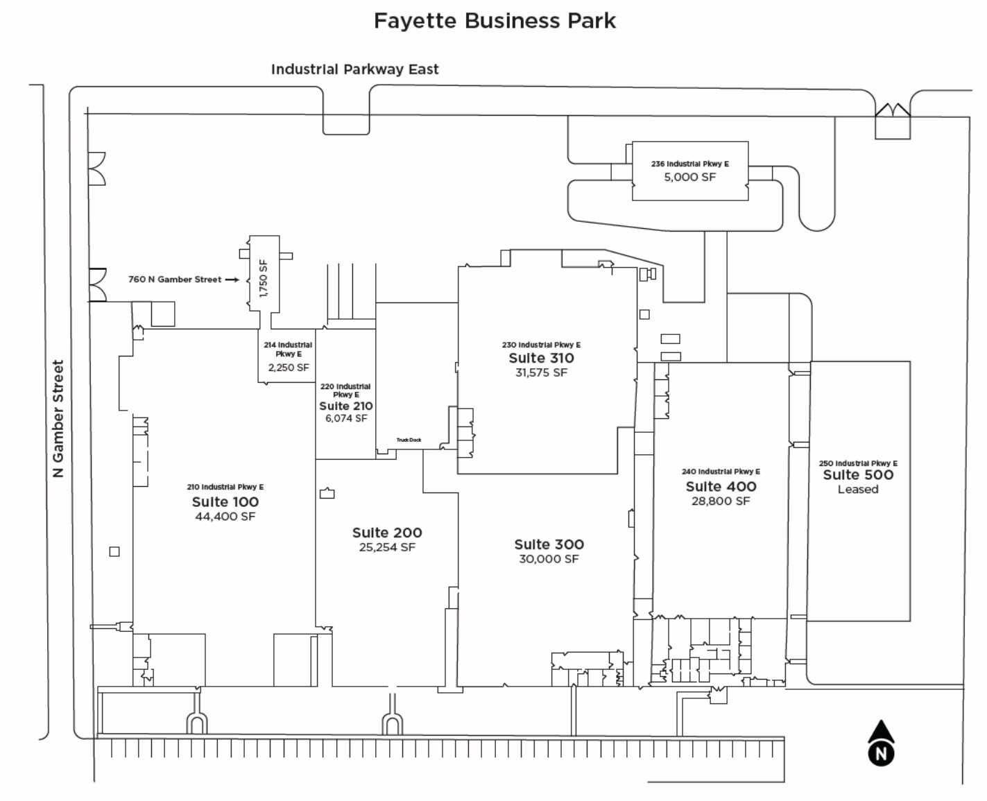 240 E Industrial Pky, Fayette, OH à louer Plan de site- Image 1 de 2