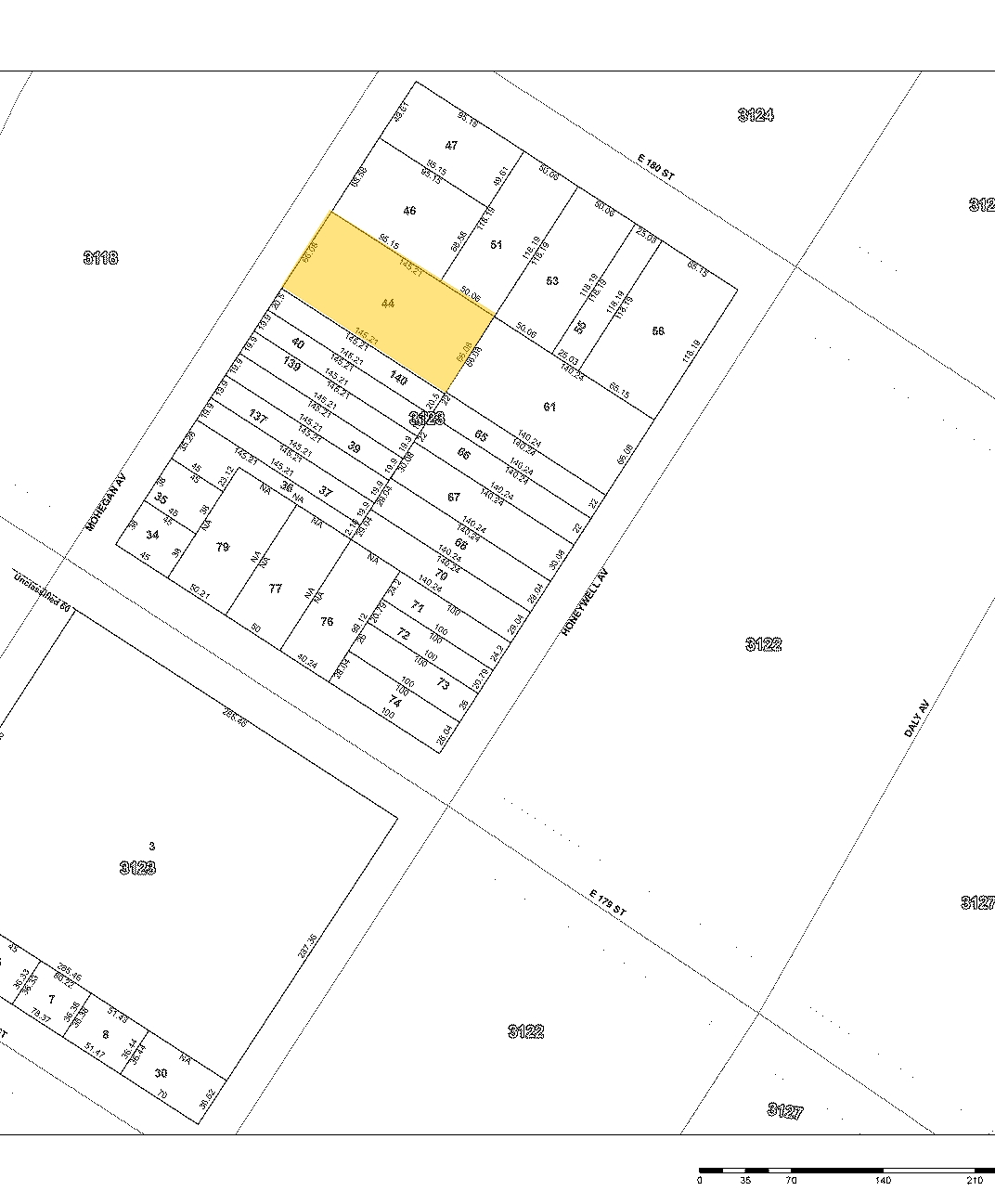 2082 Mohegan Ave, Bronx, NY à vendre Plan cadastral- Image 1 de 2