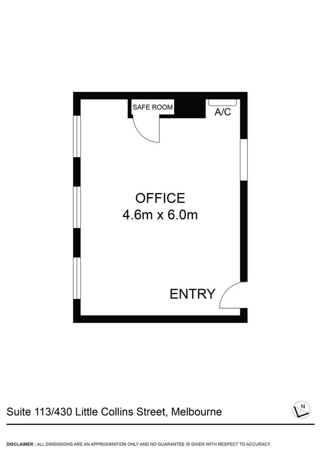 430 Little Collins St, Melbourne, VIC 3000 - Unité 113 - - Plan d’étage - Image 2 of 3