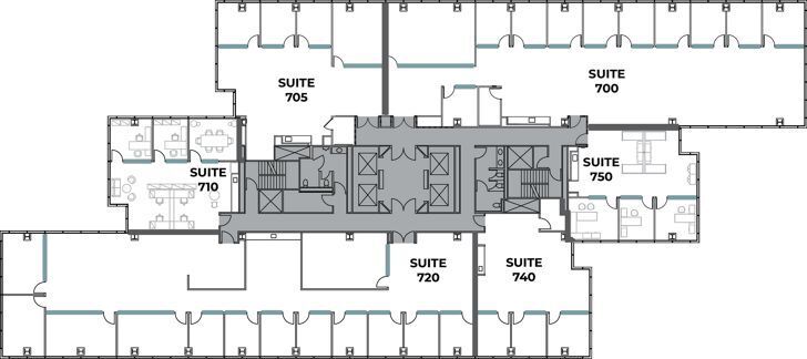 3131 Camino del Rio N, San Diego, CA à louer Plan d’étage- Image 1 de 1