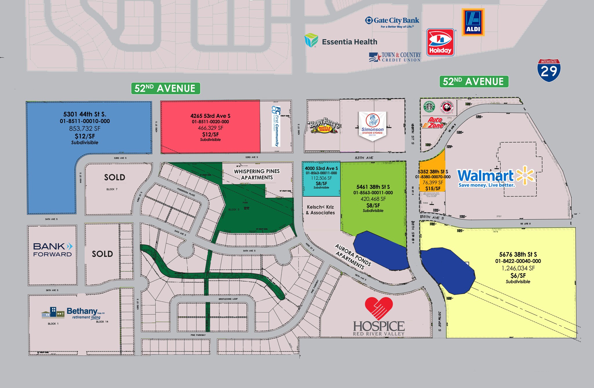 4265 53rd Ave S, Fargo, ND for sale Site Plan- Image 1 of 2