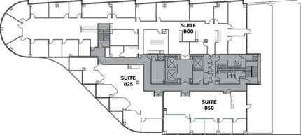 4270 Executive Sq, La Jolla, CA à louer Plan d’étage- Image 1 de 1