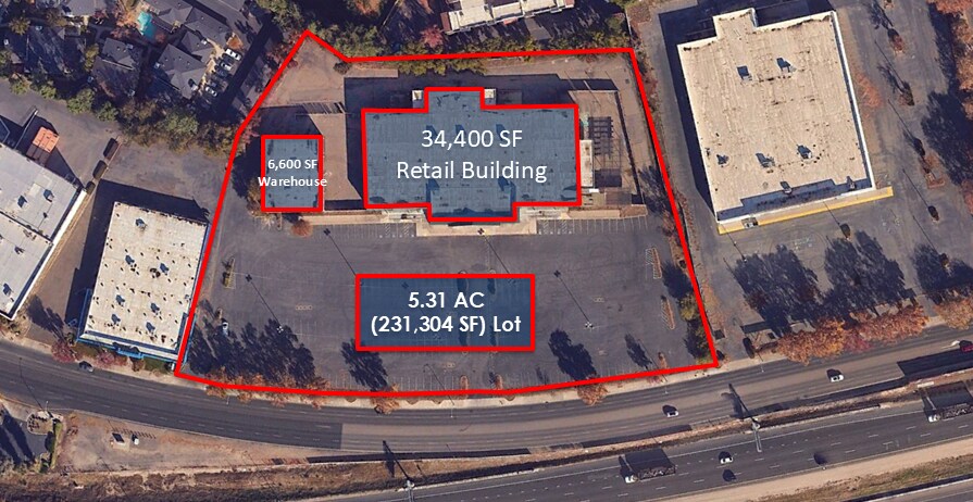 2800 Sisk Rd, Modesto, CA à vendre - Photo du bâtiment - Image 3 de 13
