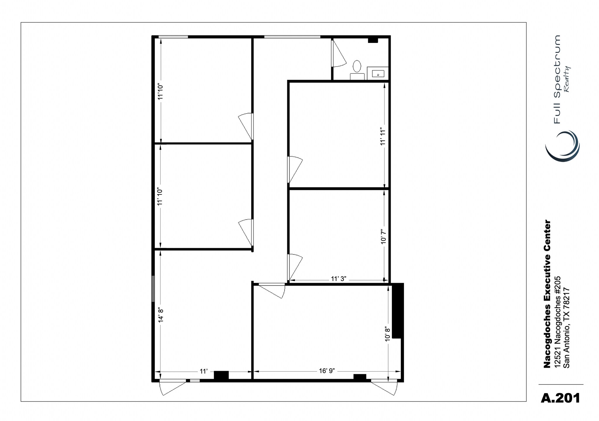12521 Nacogdoches Rd, San Antonio, TX for lease Floor Plan- Image 1 of 17