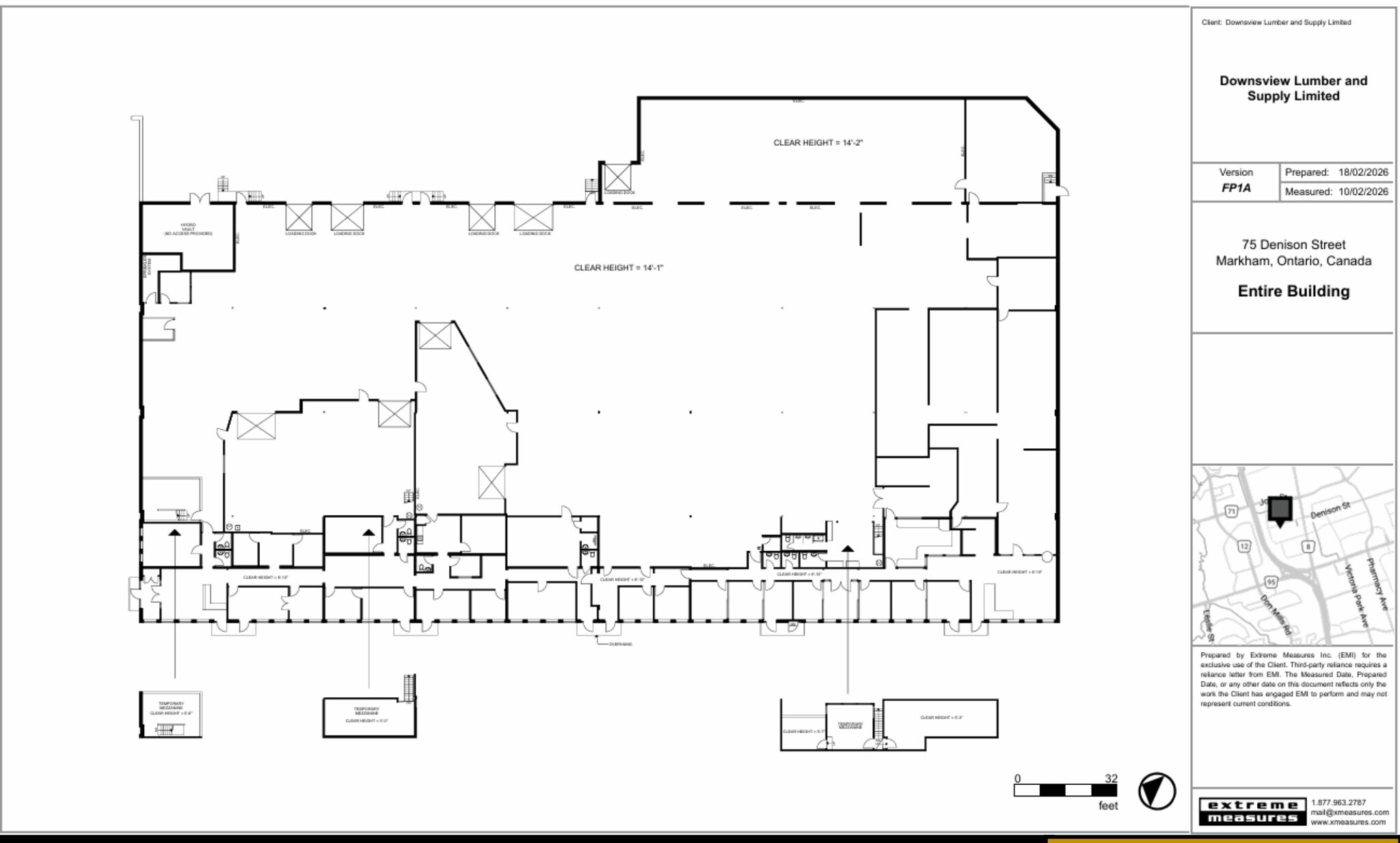 75 Denison St, Markham, ON à louer Plan d’étage- Image 1 de 12