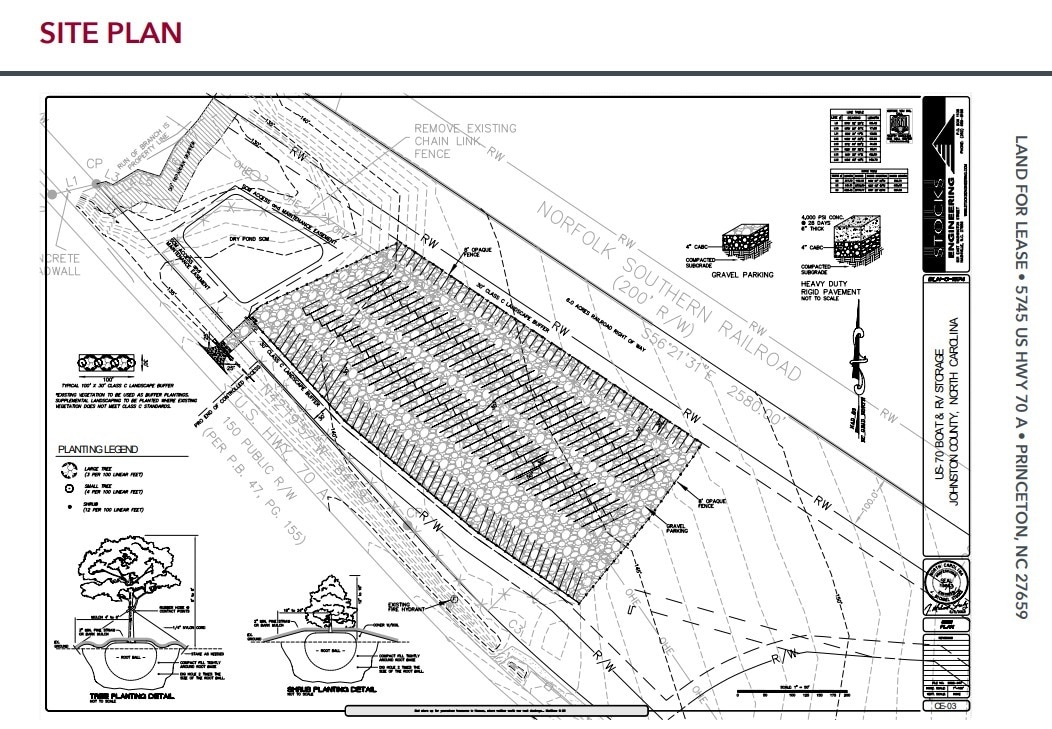 5745 US Highway 70A, Princeton, NC for lease Site Plan- Image 1 of 1