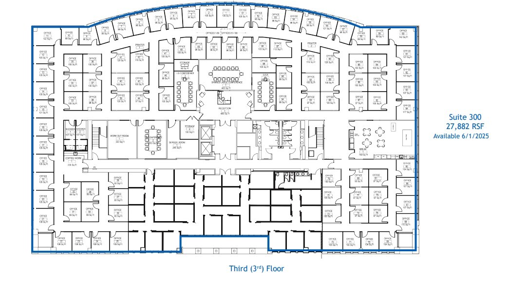 4307 Emperor Blvd, Durham, NC à louer Plan d  tage- Image 1 de 1