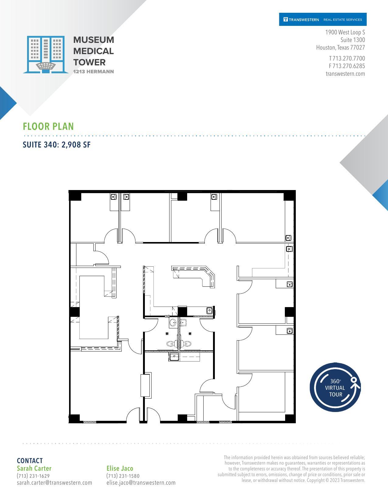 1213 Hermann Dr, Houston, TX for lease Floor Plan- Image 1 of 2