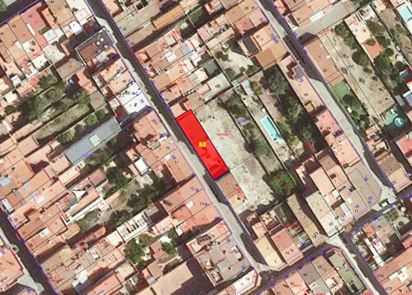Carrer d'Emili, 17, Malgrat de Mar, Barcelona for sale - Plat Map - Image 1 of 2