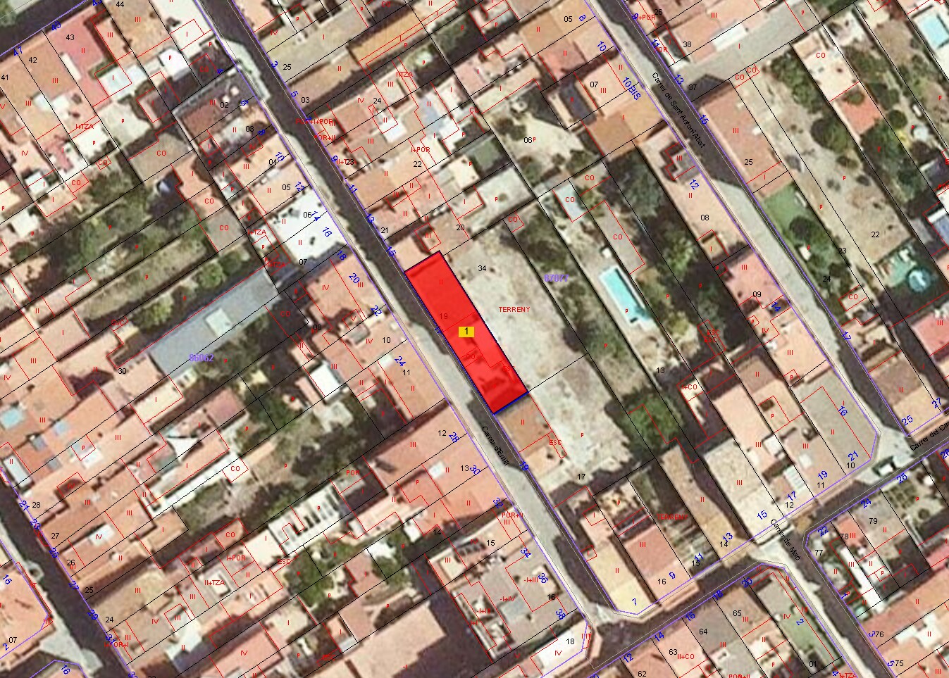 Carrer d'Emili, 17, Malgrat de Mar, Barcelona for sale Plat Map- Image 1 of 3