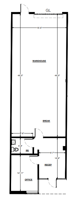 9560 Chesapeake Dr, San Diego, CA for lease Floor Plan- Image 1 of 1