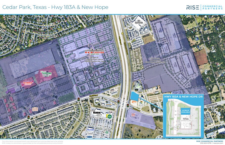 5204 Hwy 183A, Cedar Park, TX à louer - Aérien - Image 2 de 8