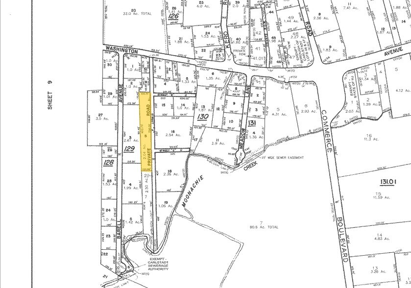 217 Washington Ave, Carlstadt, NJ à louer - Plan cadastral - Image 2 de 5