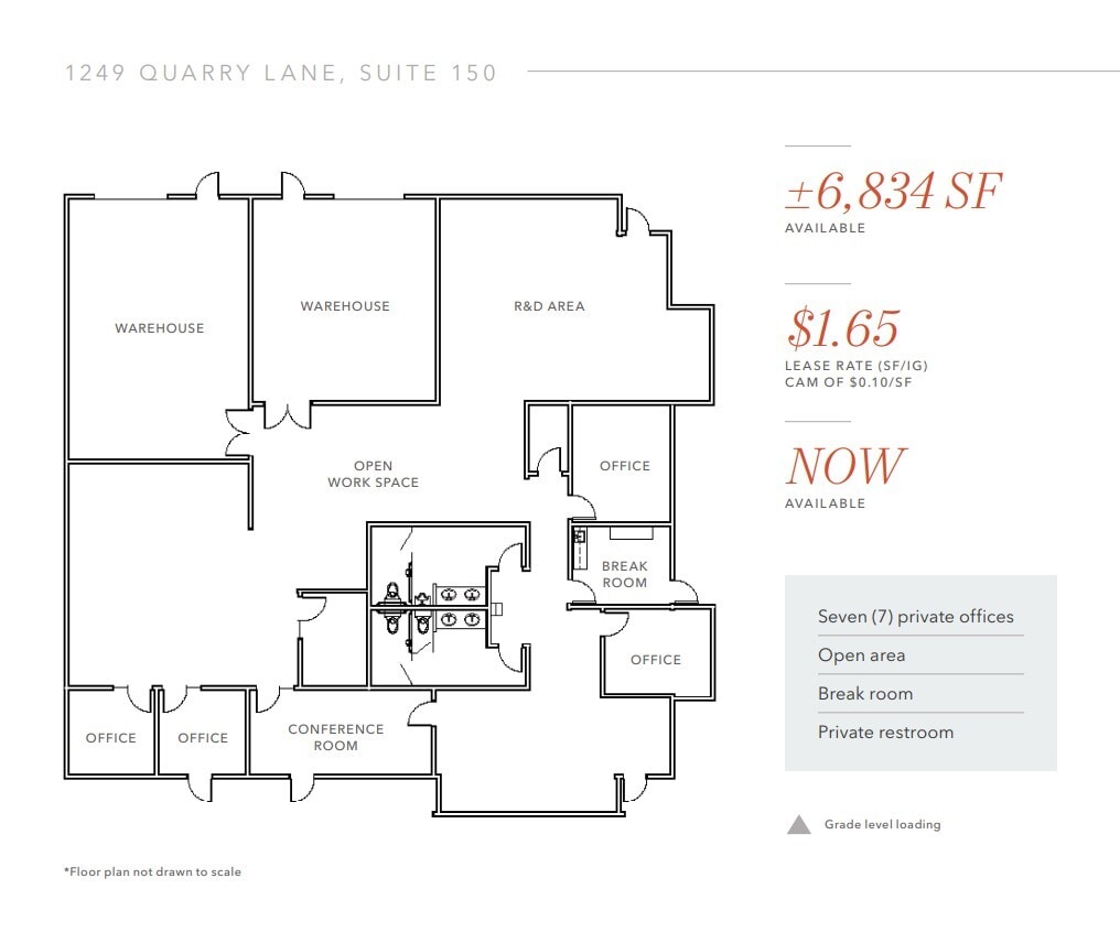 1241 Quarry Ln, Pleasanton, CA à louer Plan d’étage- Image 1 de 1