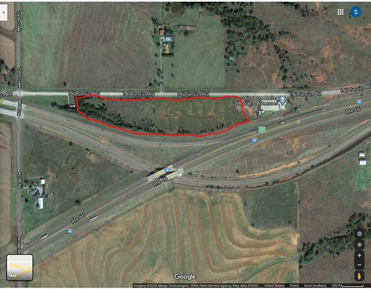 22814 Route 66, Clinton, OK for lease - Aerial - Image 1 of 1