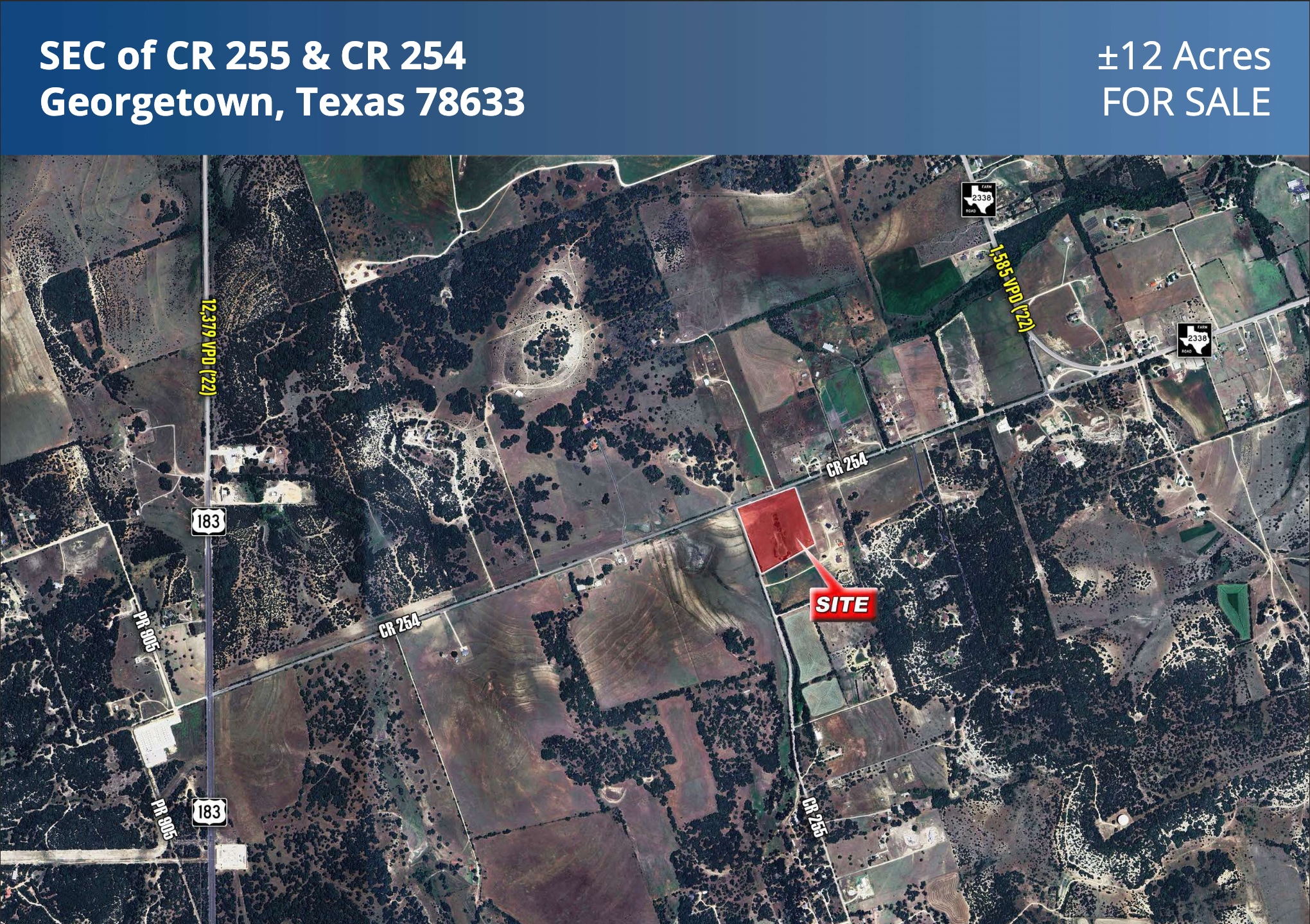 SEC CR 254 & CR 255, Georgetown, TX for sale Other- Image 1 of 5